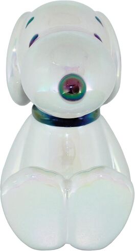 Department 56 Peanuts Snoopy The Beagle Seated Pose Coin Bank, 6.42 Inch, White in Saudi Arabia