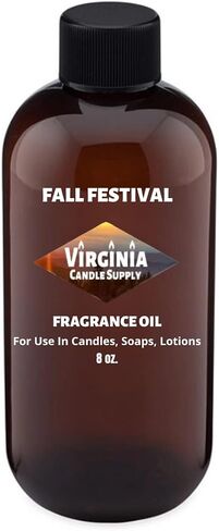 Fall Festival Fragrance Oil (8 oz Bottle) for Candle Making, Soap Making, Tart Making, Room Sprays, Lotions, Car Fresheners, Slime, Bath Bombs, Warmers… in Saudi Arabia