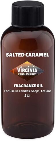 Salted Caramel Fragrance Oil (4 oz Bottle) for Candle Making, Soap Making, Tart Making, Room Sprays, Lotions, Car Fresheners, Slime, Bath Bombs, Warmers…… in Saudi Arabia