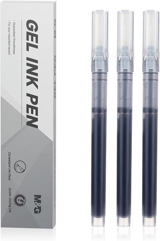 M & G Liquid Ink Rollerball Als ، نقطة دقيقة 0.5 مم ، 9 أجهزة كمبيوتر متعددة الألوان (أسود/أحمر/أزرق) أقلام كرة بكتابة للكتابة ، والكتابة السائلة الكتابة السلس ، والمدرسة واللوازم المكتبية in Saudi Arabia