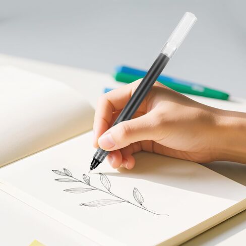 M & G Liquid Ink Rollerball Als ، نقطة دقيقة 0.5 مم ، 9 أجهزة كمبيوتر متعددة الألوان (أسود/أحمر/أزرق) أقلام كرة بكتابة للكتابة ، والكتابة السائلة الكتابة السلس ، والمدرسة واللوازم المكتبية in Saudi Arabia