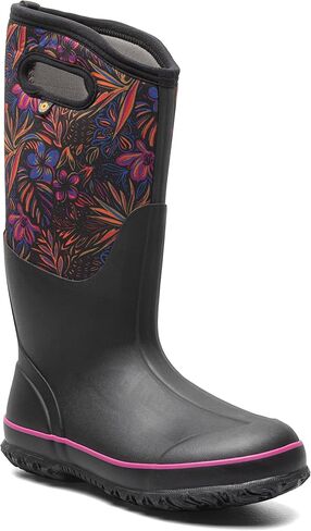 BOGS Women's Classic II-Paradise Snow Boot, Black Multi, 7 in Saudi Arabia
