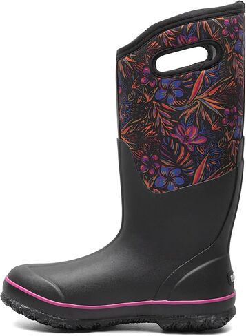 BOGS Women's Classic II-Paradise Snow Boot, Black Multi, 7 in Saudi Arabia