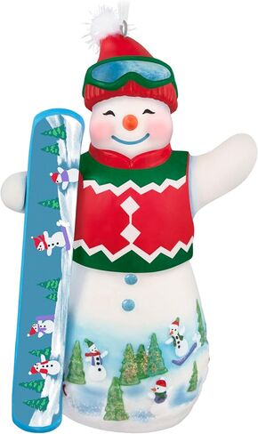 زخرفة عيد الميلاد التذكارية المميزة لعام 2024، سنوتوب لودج نويل تي كلاوس، بورسلين، هدايا لهواة جمع رجل الثلج in Kuwait