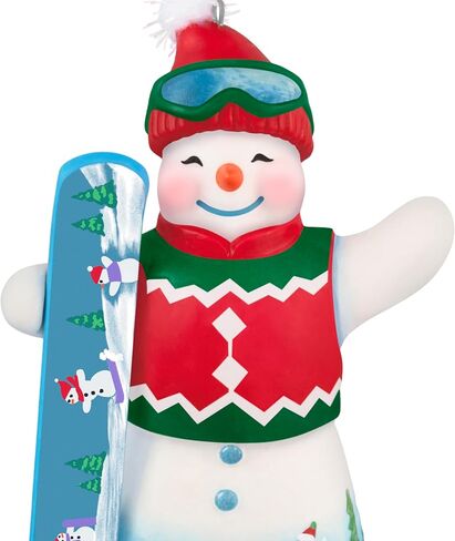 زخرفة عيد الميلاد التذكارية المميزة لعام 2024، سنوتوب لودج نويل تي كلاوس، بورسلين، هدايا لهواة جمع رجل الثلج in Kuwait