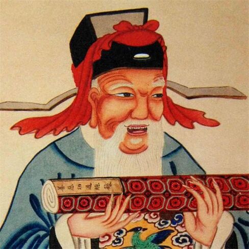 Buddhist Thangka Painting,Thangka Brocade,Mythology Story Statue of God of The Land Painting Silk Scroll Drawing Dojo in Saudi Arabia