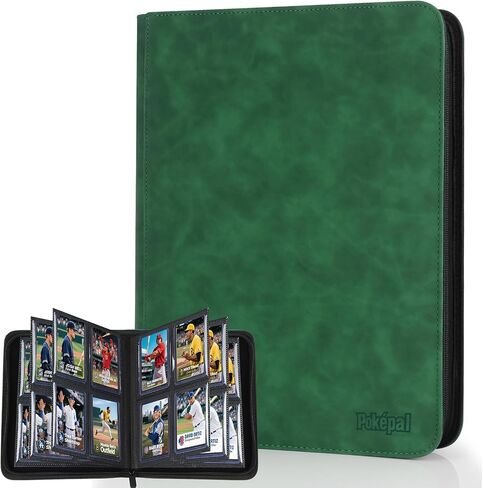 Top Loader Card Binder with Sleeves 4 Pocket Holds 112 Top Loaders Storage, Trading Cards Collector Album, Sports Cards YGO MTG TCG, Collection Folder Collectible (FOR TOP LOADERS ONLY) in Saudi Arabia