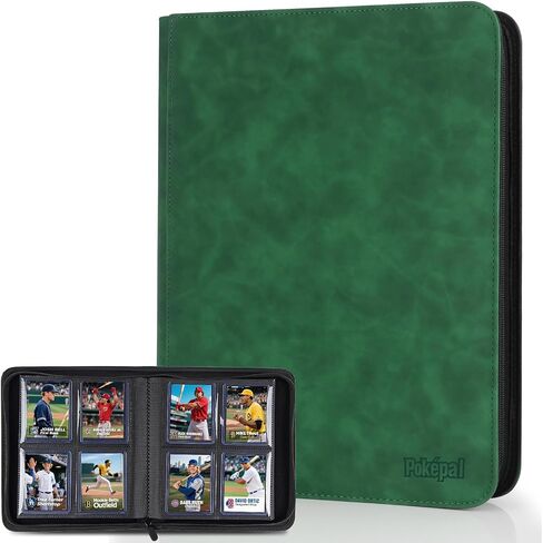Top Loader Card Binder with Sleeves 4 Pocket Holds 112 Top Loaders Storage, Trading Cards Collector Album, Sports Cards YGO MTG TCG, Collection Folder Collectible (FOR TOP LOADERS ONLY) in Saudi Arabia