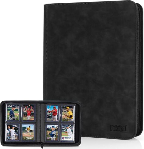 Top Loader Card Binder with Sleeves 4 Pocket يحمل 112 Top Loaders تخزين ، ألبوم جامع بطاقات التداول ، البطاقات الرياضية Ygo MTG TCG ، مجلد التجميع القابل للتحصيل (لأعلى اللوادر فقط) in Kuwait
