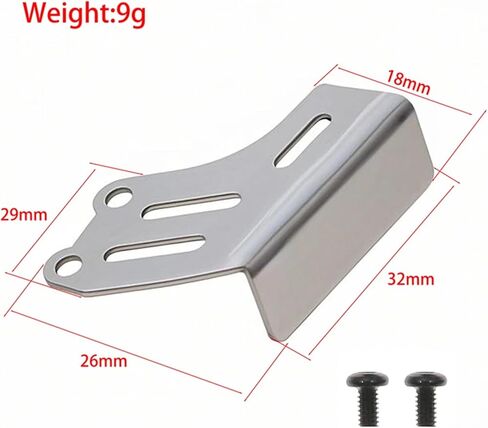 Compatible with Losi 1/4 Rc Car Upgrade Modification Replacement Accessories Parts Stainless Steel Rear Chain Guard RC Parts in Saudi Arabia