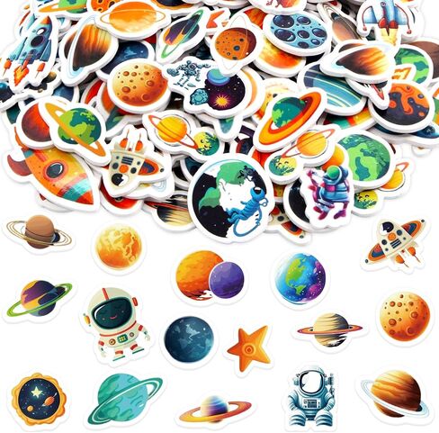Fancy Land 200PCS Space Foam Stickers Solar Solar System Sticker Outer Space Crafts for Kids School Classroom Art Craft Supplies Party Forms in Saudi Arabia