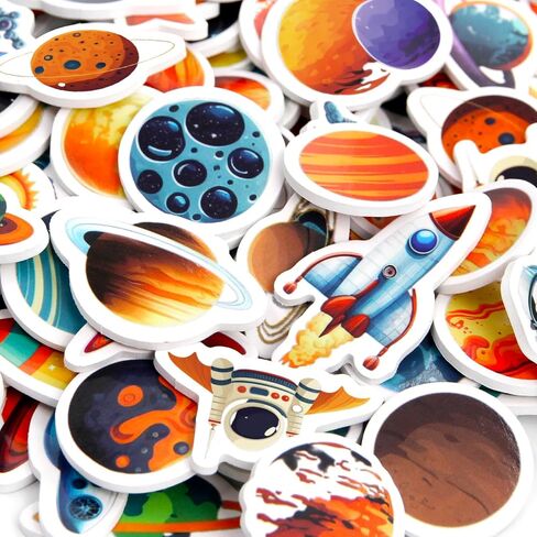Fancy Land 200PCS Space Foam Stickers Solar Solar System Sticker Outer Space Crafts for Kids School Classroom Art Craft Supplies Party Forms in Saudi Arabia