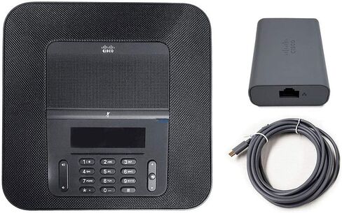 Cisco CP-8832-K9 IP Conference Phone Bundle - Includes PoE Ethernet Injector (CP-8832-POE=) - Black (Renewed) in Saudi Arabia