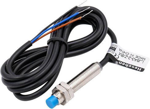 Heschen M8 Inductive Proximity Sensor Switch Non-Shield Type LJ8A3-2-Z/AX Detector 2mm 10-30VDC 200mA NPN Normally Closed(NC) 3 Wire in Saudi Arabia