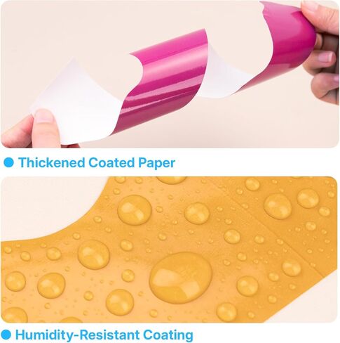 ‌OWLKELA 6 Rolls 196.8Ft Colorful Bulletin Board Borders, Humidity Resistant Bulletin Board Trim with Adhesive, for School, Home, Office and Party Decorations in Kuwait