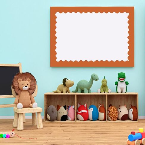 ‌OWLKELA 6 Rolls 196.8Ft Colorful Bulletin Board Borders, Humidity Resistant Bulletin Board Trim with Adhesive, for School, Home, Office and Party Decorations in Kuwait