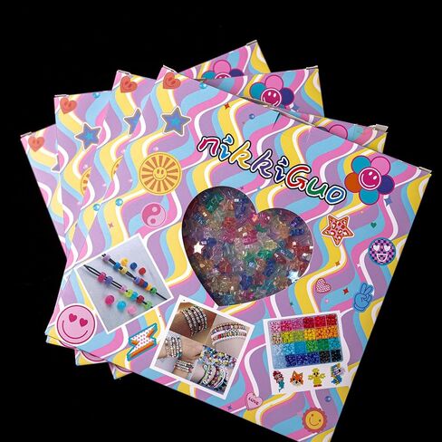 2500 PCS Pony Beads Jewelry Making Kit – 96 Colors, UV Color Changing & Glow Alphabet Beads, Heart Bow Crystal String, Tools, Gift Box for DIY Bracelets, Necklaces in Saudi Arabia