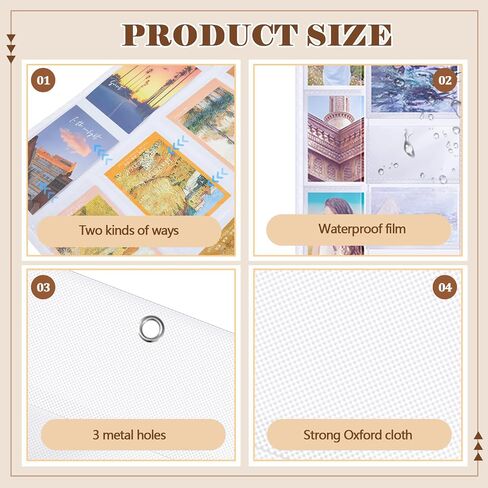 52 Pocket Greeting Card Postcard Display Storage Stand Portable Oxford Fabric Cards Display Stand for Vendors Multi Pictures Organizer Brochure Photos Oxford Fabric Wall Card Hanging Holder in Saudi Arabia