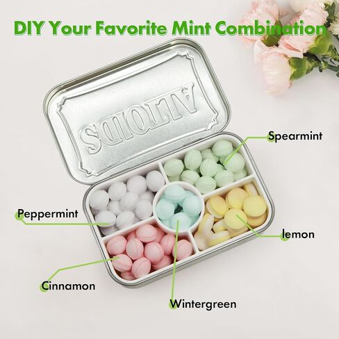 إدراج منظم القصدير من 4 عبوات متوافق مع علب Altoids 1.76oz النعناع-المقسمات المثالية للضروريات الشخصية ، وتخزين سفر حبوب منع الحمل ، أو المجوهرات ، أو الإمدادات الفنية ، أو معدات الصيد (الأزرق) in Kuwait