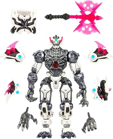 MrBeast Lab Platinum Series 6.5" Panther Battle Titan Collector Figure, Extreme Detailing, Premium Packaging, 35 Points Of Articulation, Will You Discover A Legendary Titanium Panther? Styles May Vary in Kuwait