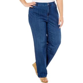 Gloria Vanderbilt Women's Size Amanda Classic High Rise Tapered Jean, Hazelnut, 22 Plus in Kuwait