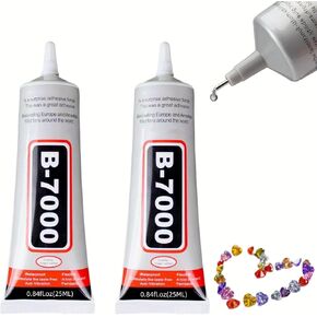 B-7000 Adhesive Multi-Function Glues,Super Glue Suitable for Phone Screen Repair,Wooden,Jewelery,1 Pack (25ml*2) in Saudi Arabia