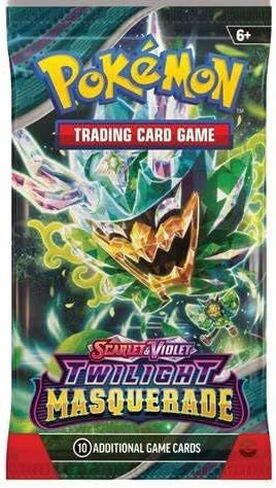 Twilight Masquerade – Single Pokemon Booster Pack – Sealed – 10 Cards in Saudi Arabia