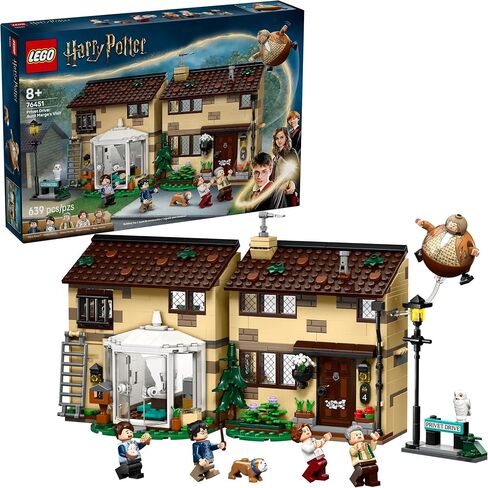 LEGO HARRY POTTER PRIVET DRIVE: Aunt Marge’s Visit Kids Toy - Buildable Book Nook و Decore Room Decore للبنين والبنات ، الذين تتراوح أعمارهم بين 8+ - قابلة للتحصيل Minifigure Harry Potter - فكرة هدية عيد ميلاد - 76451 in Saudi Arabia