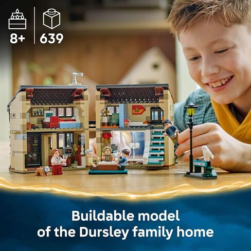 LEGO HARRY POTTER PRIVET DRIVE: Aunt Marge’s Visit Kids Toy - Buildable Book Nook و Decore Room Decore للبنين والبنات ، الذين تتراوح أعمارهم بين 8+ - قابلة للتحصيل Minifigure Harry Potter - فكرة هدية عيد ميلاد - 76451 in Saudi Arabia