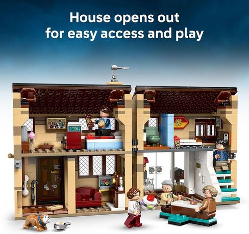 LEGO HARRY POTTER PRIVET DRIVE: Aunt Marge’s Visit Kids Toy - Buildable Book Nook و Decore Room Decore للبنين والبنات ، الذين تتراوح أعمارهم بين 8+ - قابلة للتحصيل Minifigure Harry Potter - فكرة هدية عيد ميلاد - 76451 in Saudi Arabia