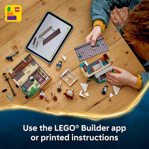 LEGO HARRY POTTER PRIVET DRIVE: Aunt Marge’s Visit Kids Toy - Buildable Book Nook و Decore Room Decore للبنين والبنات ، الذين تتراوح أعمارهم بين 8+ - قابلة للتحصيل Minifigure Harry Potter - فكرة هدية عيد ميلاد - 76451 in Saudi Arabia
