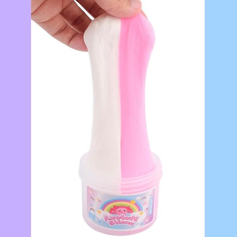 Blue Axolotl Slime ، مجموعة Slime Butter Butter ، Favors Party Party Favors للأطفال ، لعبة Super Soft ، غير طارقة ، مسطّحة ، هدايا أعياد الميلاد للبنين والبنات in Kuwait