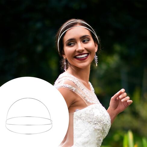 2pcs Four Layer Headband Headband Crown Accessory Crown Diy Frame Headdress Frame Charm Base Hair Wear Diy Base Tiara in Kuwait