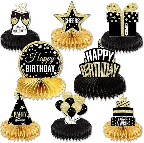 8 قطع أعياد ميلاد سعيد مجموعة ، عسل العسل الأسود ، عيد ميلاد ، in Saudi Arabia