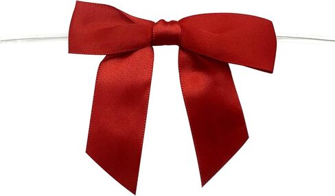 50 PCS Pink Twist Tip Bows ، أقواس شريط الساتان 3.5 بوصة ، ديكور القوس الكبير للحرف اليدوية. in Kuwait