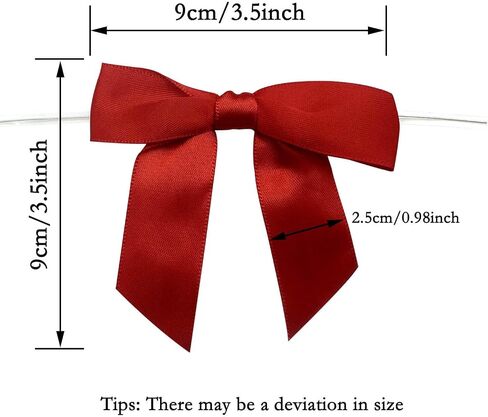 50 PCS Pink Twist Tip Bows ، أقواس شريط الساتان 3.5 بوصة ، ديكور القوس الكبير للحرف اليدوية. in Kuwait