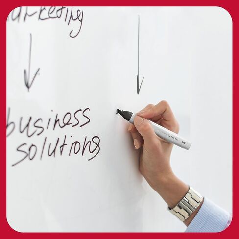 Staples Tru Red Tank Dry Erase Markers ، Tip Zisel ، ألوان متنوعة 12 علامات شكل برميل Squircle ، AP معتمدة من ألوان زاهية ، زاهية مشرقة ، صيغة الرائحة المنخفضة المثالية للفصول الدراسية ، المكتب ، المنزل in Kuwait