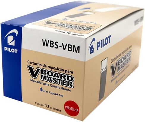Pilot Refill for Begreen Recycled V Board Master Marker Bullet/Chisel Tip - Blue, Box of 12 in Saudi Arabia