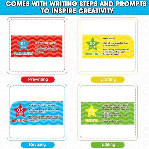 24Pcs Writing Bulk Folders with Pockets for Students Writing Process Folders Homework Folder 4 Pocket Take Home Folder Educational and Learning Activities Supplies for Classroom Teacher Back to School in Saudi Arabia