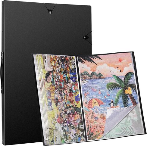 حارس تخزين الألغاز حارس المرمى لعشاق ، 20 "× 28" سعة IRoge 1000 قطعة منظمات منظم الألغاز (PTB-001 ، 20x28in) in Kuwait