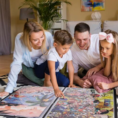حارس تخزين الألغاز حارس المرمى لعشاق ، 20 "× 28" سعة IRoge 1000 قطعة منظمات منظم الألغاز (PTB-001 ، 20x28in) in Kuwait