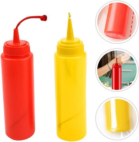 Stobok 2pcs الخردل المزيف وزجاجة الكاتشب مضحك سلطة زجاجة زجاجة مزحة ألعاب Phone in Saudi Arabia