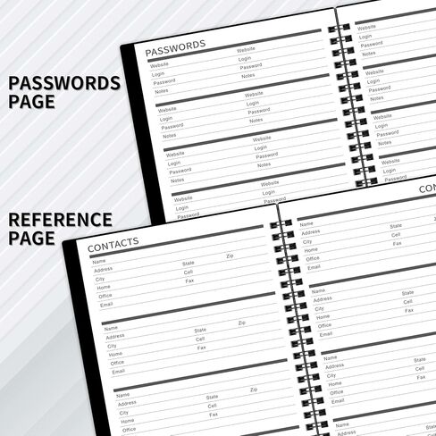 2026-2030 Monthly Planner - 5 year planner, JAN. 2026 - DEC. 2030, 6.2" x 8.3", 5 year calendar 2026-2030 monthly planner, Monthly Planners/Calendar with Waterproof Cover, Twin-Wire Binding, Tabs, Storage Pocket, Classic Black in Saudi Arabia
