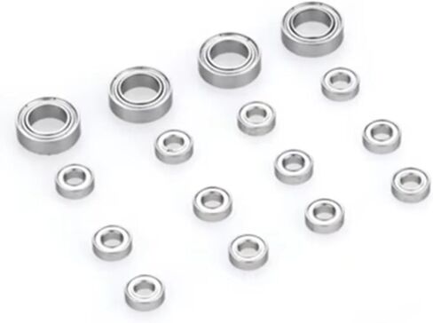 RC Car Parts متوافقة مع WPL C14 C24 B36 لـ MN D90 لـ MN99S RC CAR Parts Accessories 16PCS BEARING 3X6X2MM 6X10X3MM in Saudi Arabia