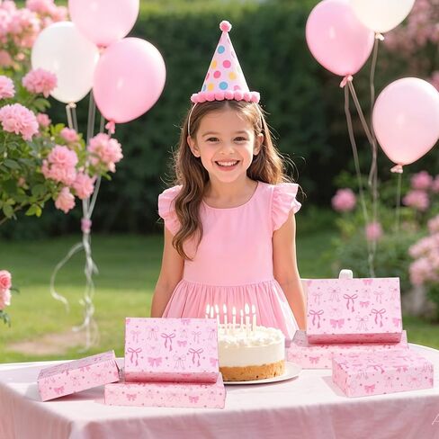 100 Sheets Pink Bow Tissue Papers for Gift Bags, Cute Bows Gift Wrapping Tissue Paper, Bowknot Art Paper for Coquette Birthday Wedding Bridal Shower Bachelorette Party Decor DIY Craft, 20 x 14IN in Kuwait