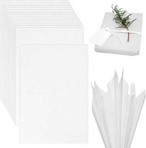 Giantree 152 Sheets 20 x 30 Inch Acid Free Archival Tissue Paper White Unbuffered No Acid Paper No Lignin Free Packing Tissue Papers for Preserving Storage Textiles Present Wrap Collage Model Making in Saudi Arabia