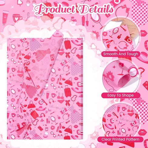 100 Sheets Pink Bow Tissue Papers for Gift Bags, Cute Bows Gift Wrapping Tissue Paper, Bowknot Art Paper for Coquette Birthday Wedding Bridal Shower Bachelorette Party Decor DIY Craft, 20 x 14IN in Kuwait