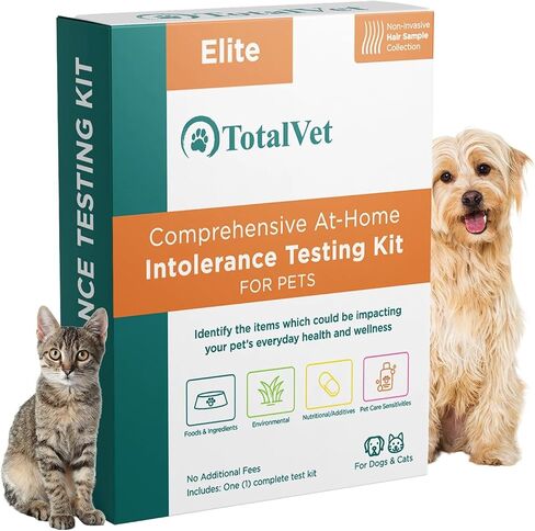 Pet Allergy Test - at-Home Pet Intolerance Test for Dogs and Cats - Food, Ingredients, Environment, Nutritional, Additives, Sensitivities in Saudi Arabia