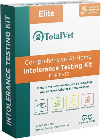 Pet Allergy Test - at-Home Pet Intolerance Test for Dogs and Cats - Food, Ingredients, Environment, Nutritional, Additives, Sensitivities in Saudi Arabia