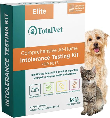 Pet Allergy Test - at-Home Pet Intolerance Test for Dogs and Cats - Food, Ingredients, Environment, Nutritional, Additives, Sensitivities in Saudi Arabia